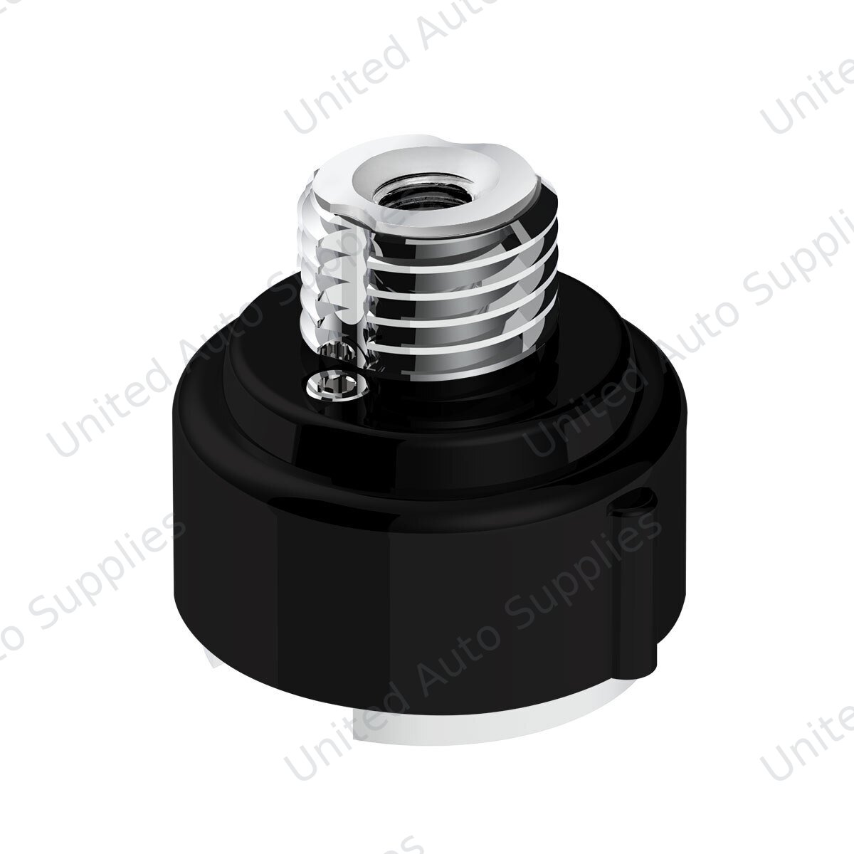 M30X3.5 Thread-On Gearshift Adapter W/LED Mount For Eaton-Fuller 9/10 Speed-Matte Black