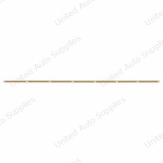 94" Stainless Steel Light Bracket With 7X 19 LED 12" Reflector Light Bars - Amber LED/Amber Lens