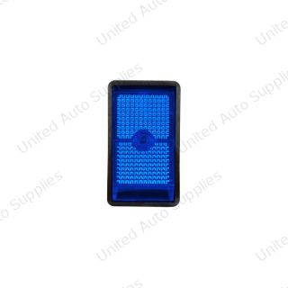 Blue Illum Jumbo Rocker 16 Amp 12V S.P.S.T. On/Off 1 Pc.