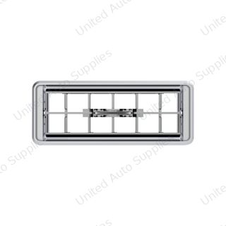 Chrome Plastic A/C Vent For 2001 & Earlier Kenworth - Center