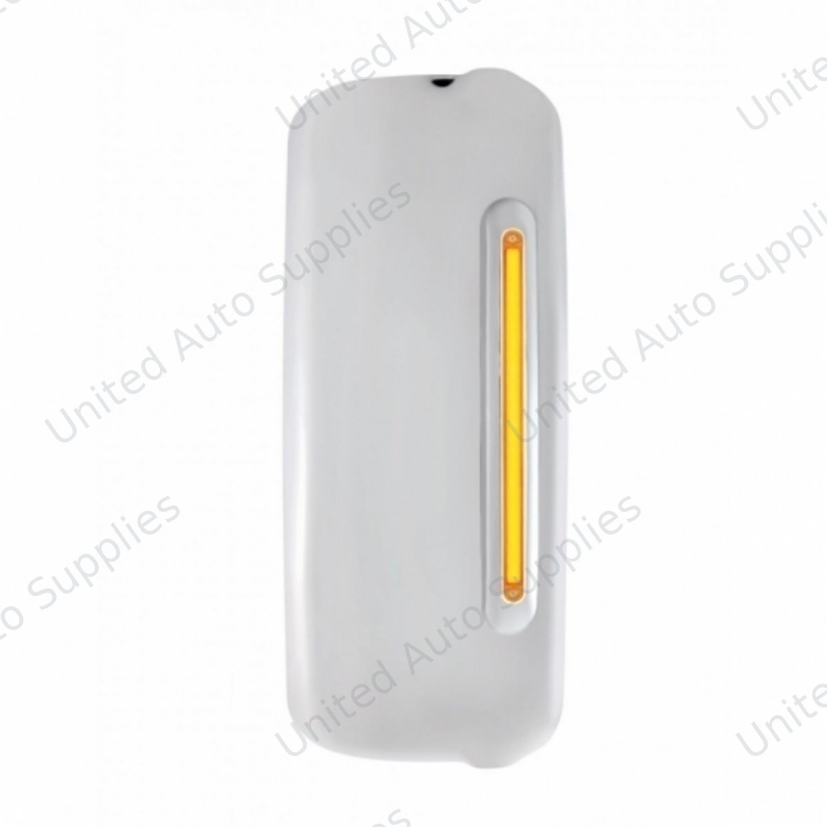 Mirror Cover With 24 Amber LED 12" GloLight For 2005+ Freightliner Century/Columbia- Passenger-Amber Lens
