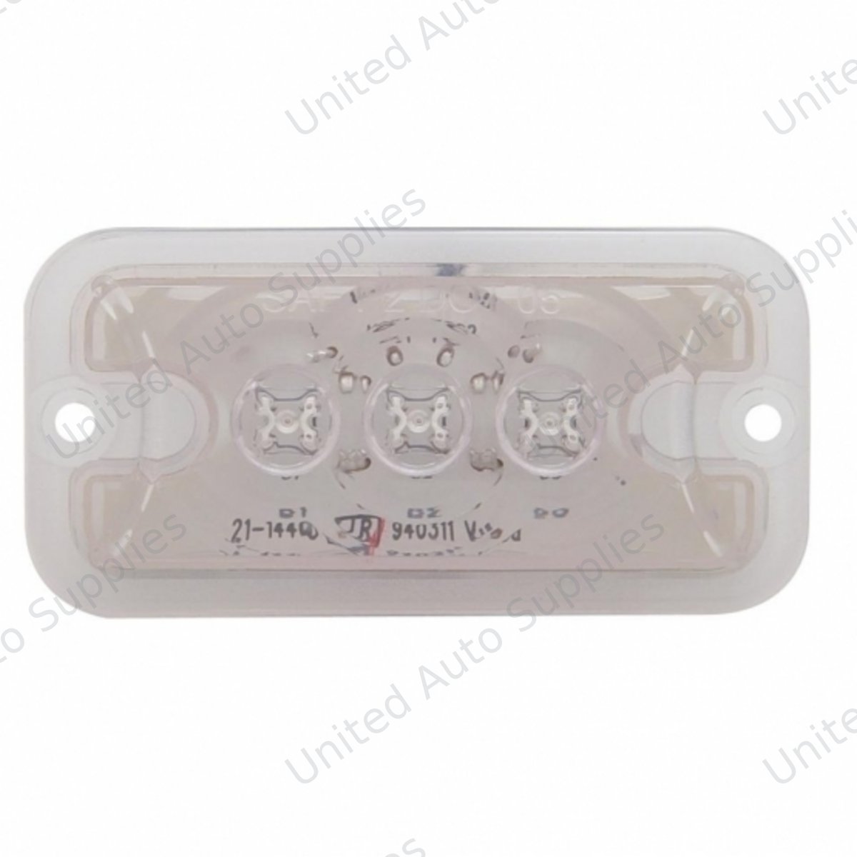 3 LED Clearance Marker Light - Amber LED/Clear Lens