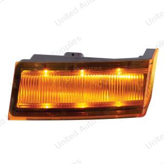 6 LED Amber Turn Signal Light For 2018-2026 Freightliner Cascadia - Driver -Competition Series