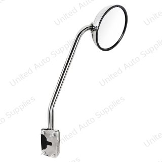 Chrome Hood Mirror For 2013-2021 Kenworth T680 - Passenger