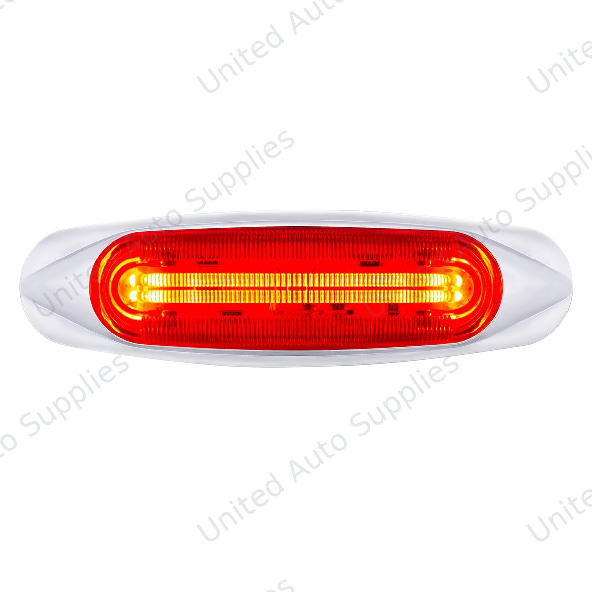 4 LED LIGHTTRACK Light (Clearance/Marker) - Red LED/Red Lens