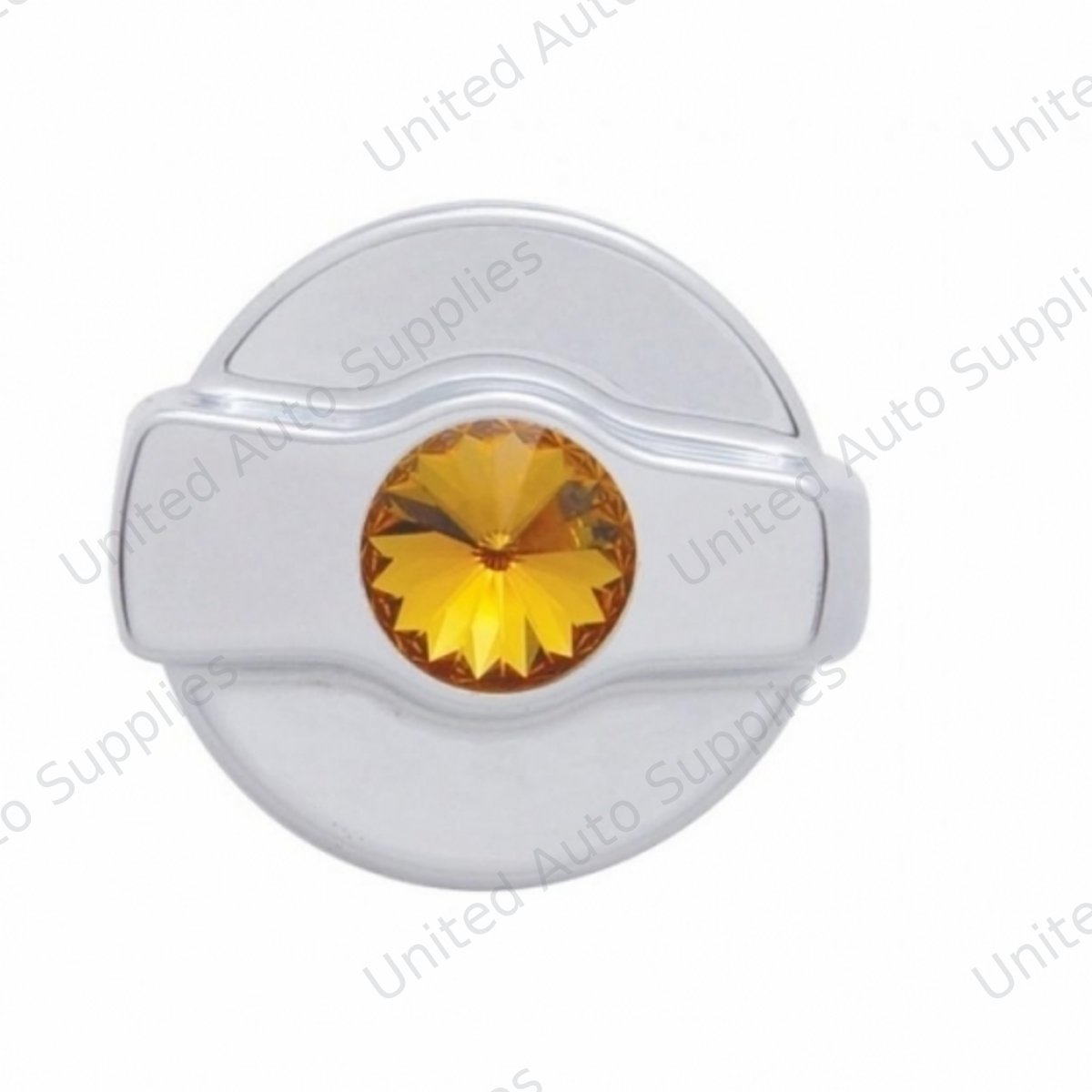 Wiper Dial Knob For Kenworth - Amber Crystal