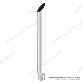 6" Mitred Reduce To 5" I.D. Bottom Exhaust - 120" L