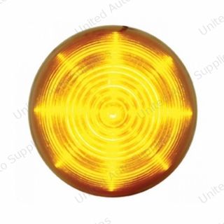 13 LED 2.5" Round Beehive Light (Clearance/Marker) - Amber LED/Amber Lens