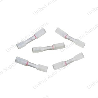24-22 to 20-18 AWG CS Multi-Wire Heat Shrink Connector - Clear w/ White Dash (5-Pack)