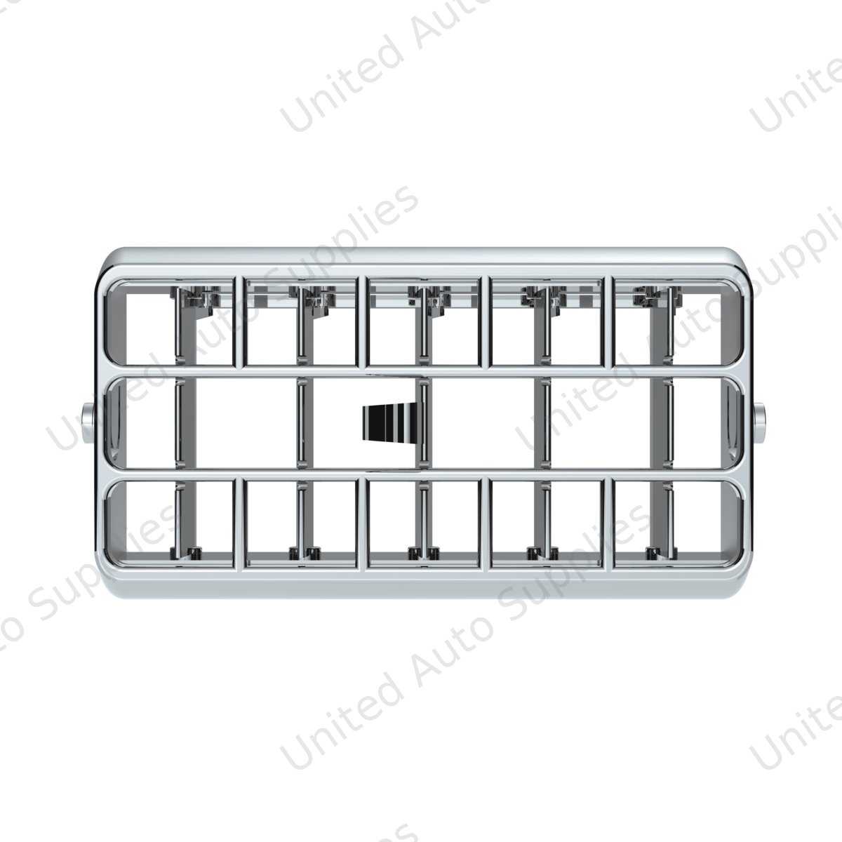 Chrome Plastic A/C Vent For 2001-05 Peterbilt - Center