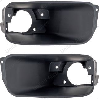 Fog Light Trim Set For 2011-2014 Chevrolet Silverado 2500 HD Silverado 3500 HD