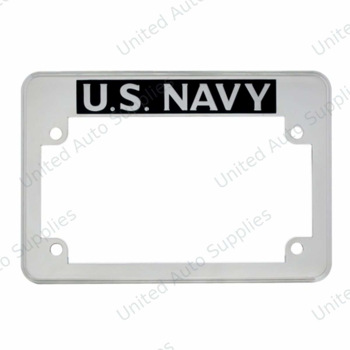 "U.S. Navy" Motorcycle License Plate Frame