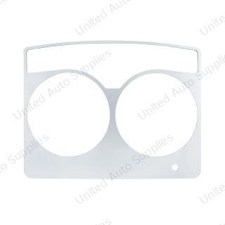 Stainless Speed/Tachometer Dash Panel Trim For 2006+ Kenworth W900, T800, & C500