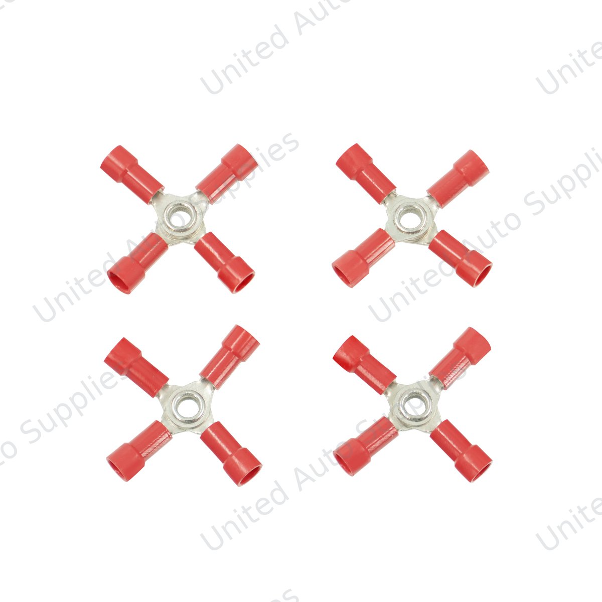 22-18 AWG 4-Way (X) Vinyl Connector (4-Pack)