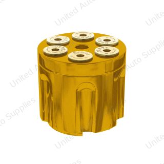 Gun Cylinder 13/15/18 Speed Gearshift Knob - Electric Yellow