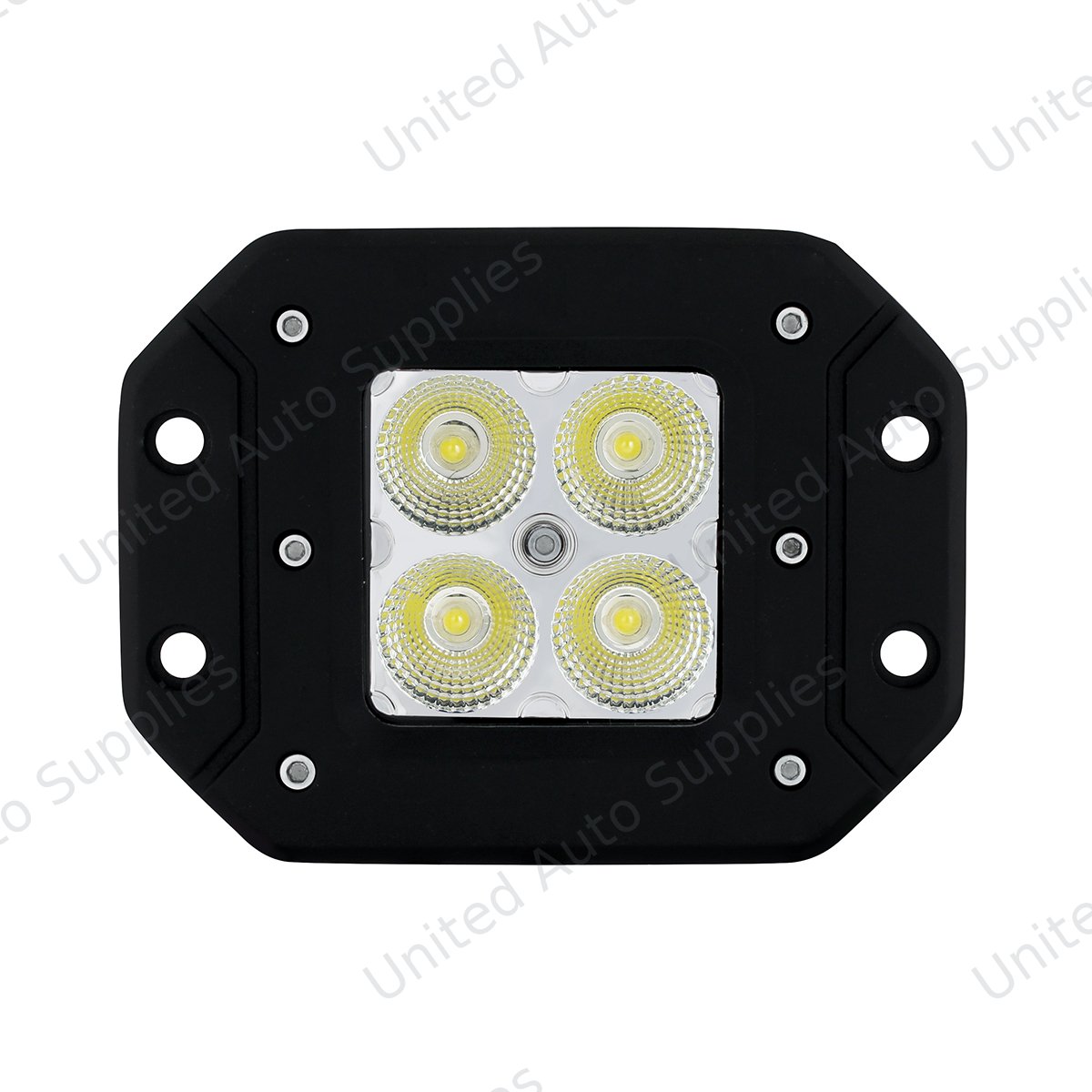 4 High Power LED Flange Mount Work Light - Flood Light