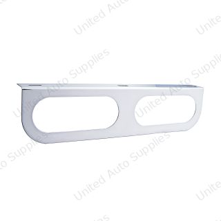 Stainless Light Bracket With 2X Oval Light Cutouts