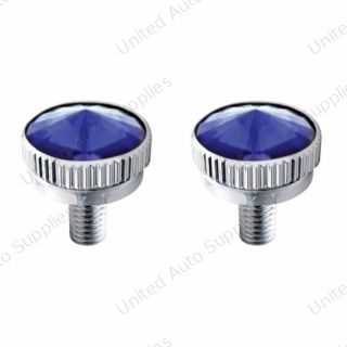 6mm CB Mounting Bolt With Blue Crystal (2-Pack)