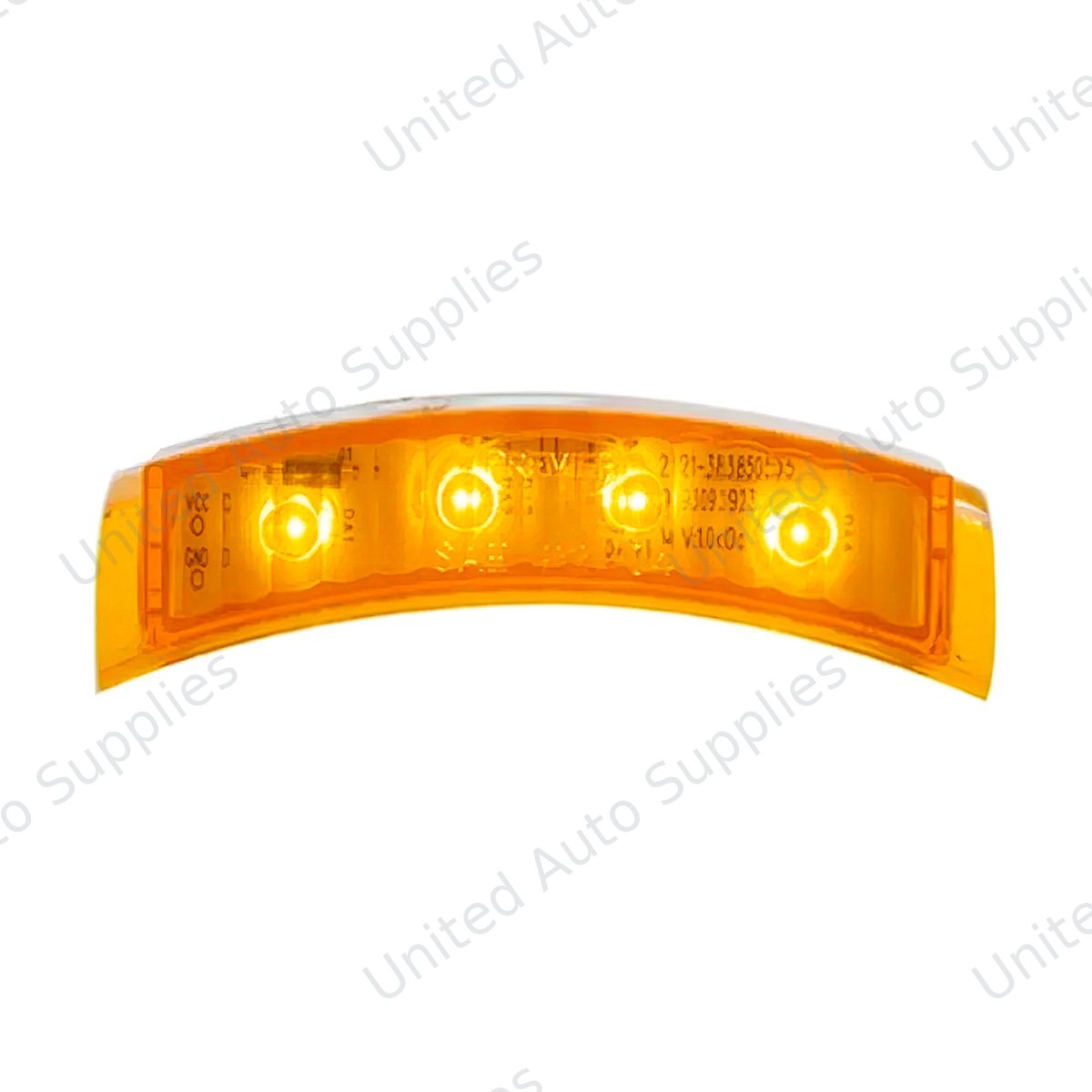 4 LED Headlight Turn Signal Light - Amber LED/Amber Lens