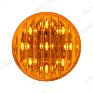 9 LED 2" Round Light (Clearance/Marker) - Amber LED/Amber Lens (Bulk)