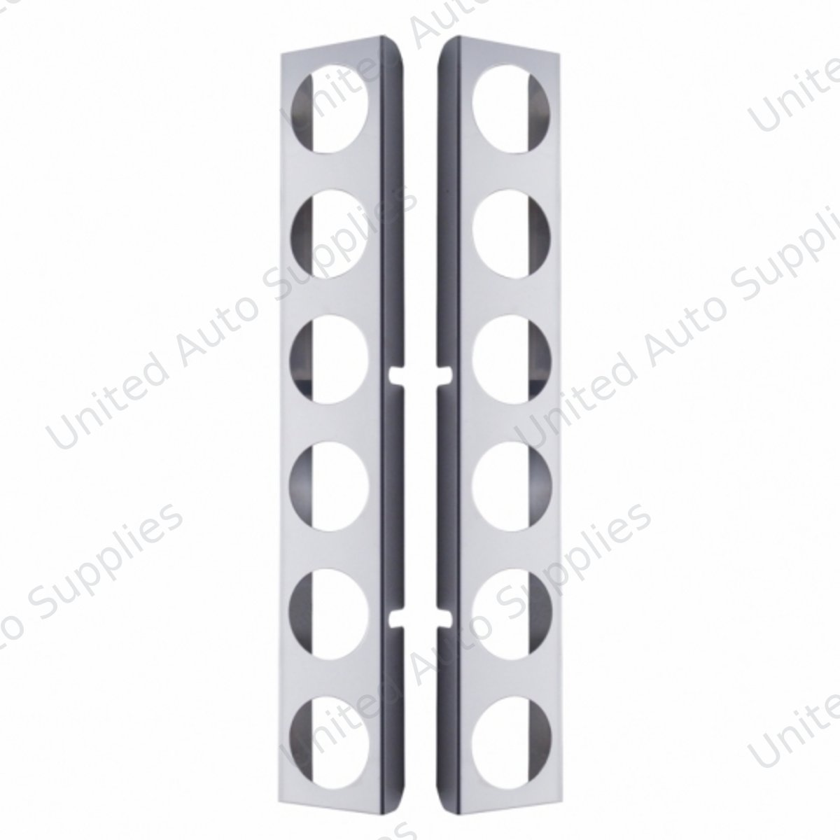 Peterbilt Stainless Rear Air Cleaner Bracket Only - 12 Light Cutouts