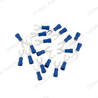 16-14 AWG #8 Stud Vinyl Spade Terminal (19-Pack)
