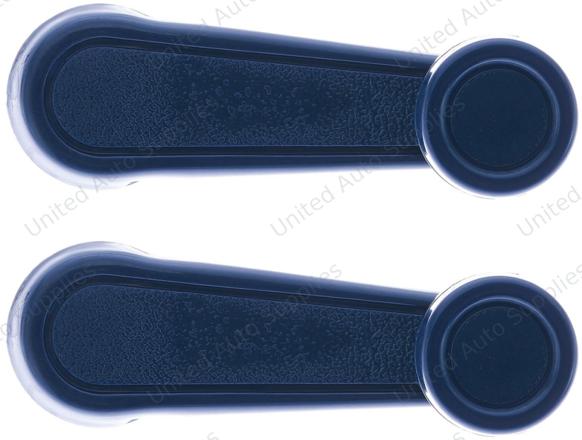 Window Crank Handle (2pcs) Plastic, Metal Blue for 1984-2026 Toyota Land Cruiser; 1990-1992 Daihatsu Rocky