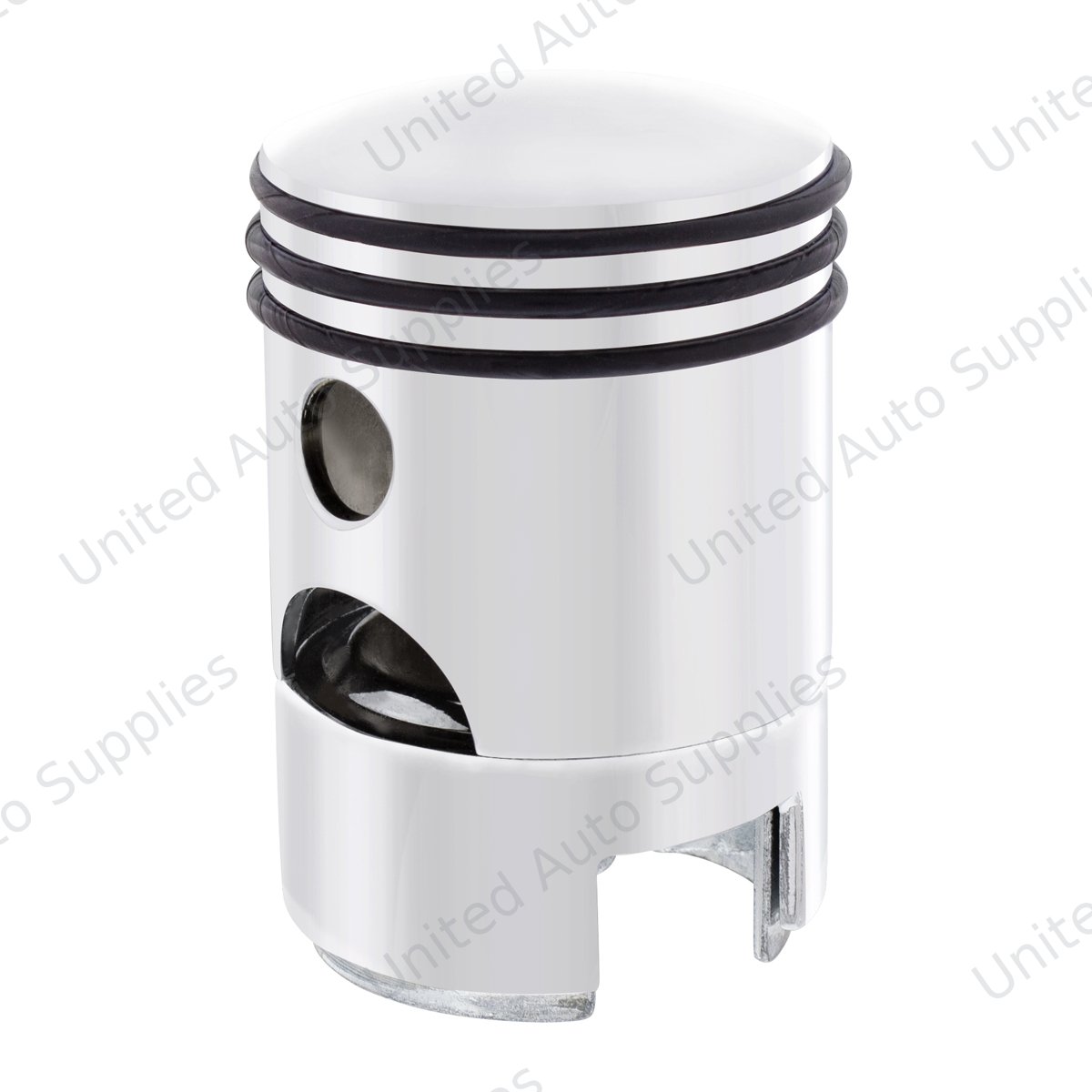 Piston Gearshift Knob With 13/15/18 Speed Adapter - Chrome