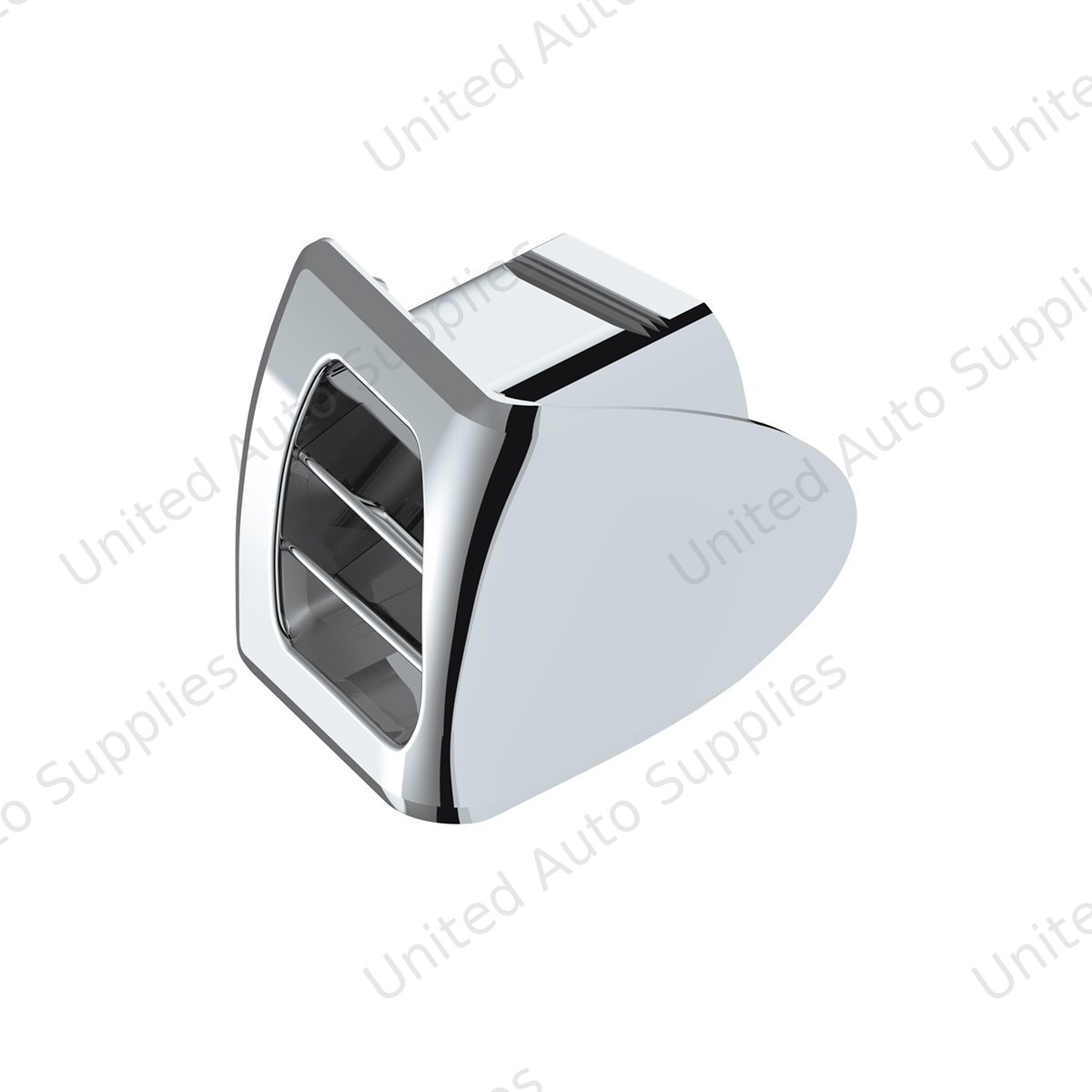 Chrome Plastic A/C Vent For 2008-2017 Freightliner Cascadia - Passenger/Fixed