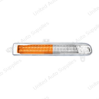 Double Fury 78 LED Turn Signal Light For 2008-2024 Peterbilt 389-Amber & White,Passenger