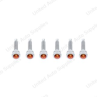 Short Dash Screw With Copper Crystal For Navistar International (6-Pack)