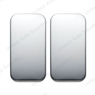 Freightliner Stainless Vent Door Cover - Plain (Card of 2)