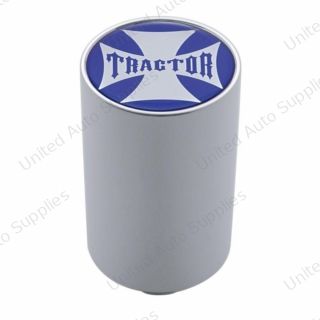 "Tractor" 3" Air Valve Knob - Blue Maltese Cross Sticker