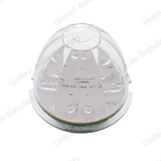 17 LED Watermelon Cab Light - Amber LED/Clear Lens