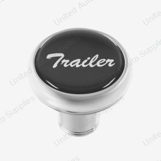 "Trailer" Deluxe Air Valve Knob - Black Glossy Sticker
