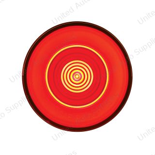 GloLight 9 LED 2.5" Round Clearance/Marker Light - Red LED/Red Lens (Bulk)