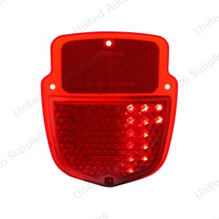 38 LED Sequential Tail Light With 12 LED License Plate Light For 1953-56 Ford Truck - L/H