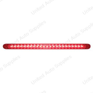 23 SMD LED 17-1/4" Reflector Light Bar Only (Stop, Turn & Tail) - Red LED/Red Lens (Bulk)
