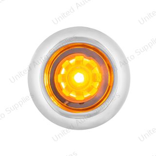 ArcBlast LED Single Function 3/4" Mini Clearance/Marker Light - Amber LED/Clear Lens