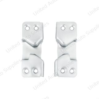 Door Latch Striker Plates For 1947-51 Chevy & GMC Truck (Pair)