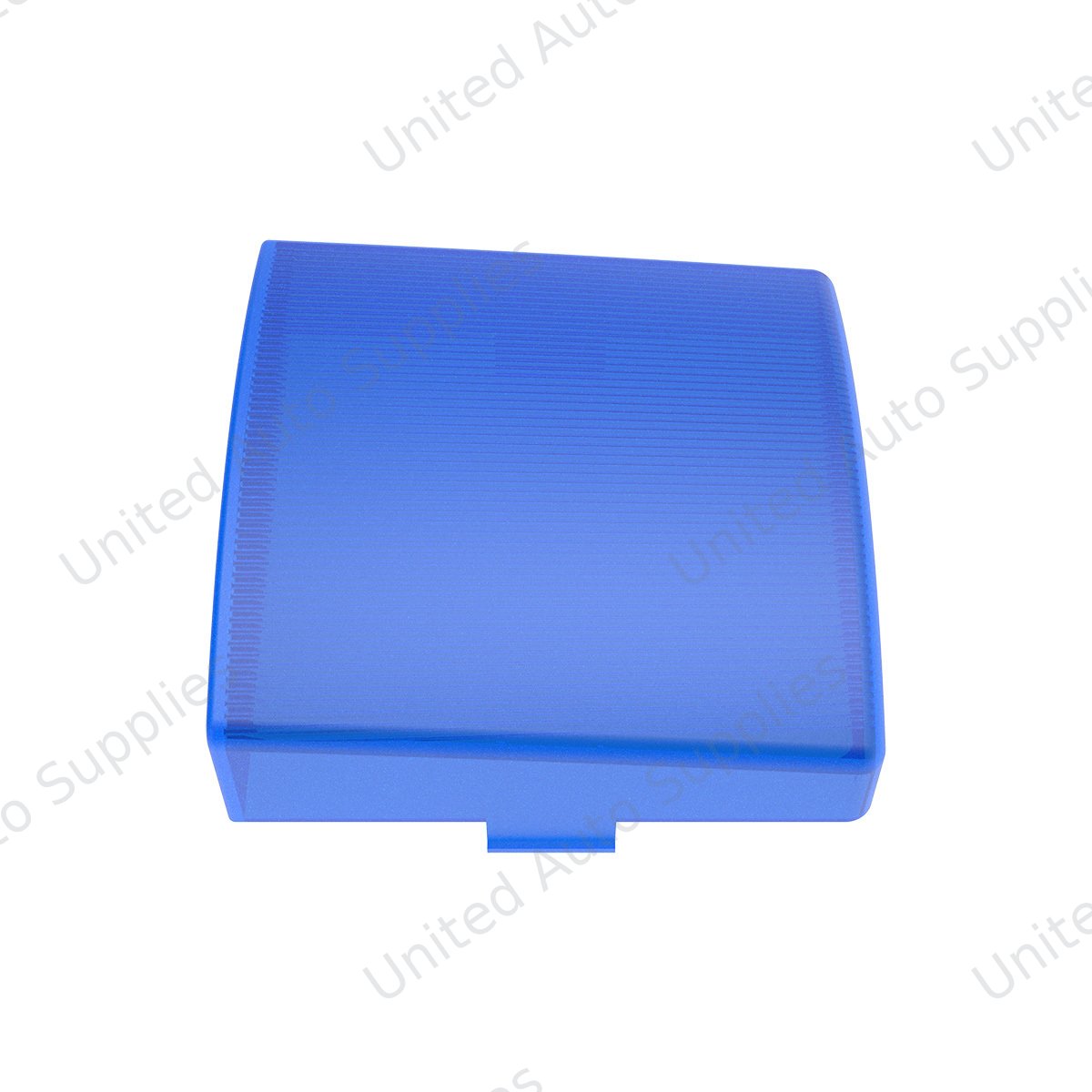 3" X 3" Square Dome Light Lens - Blue