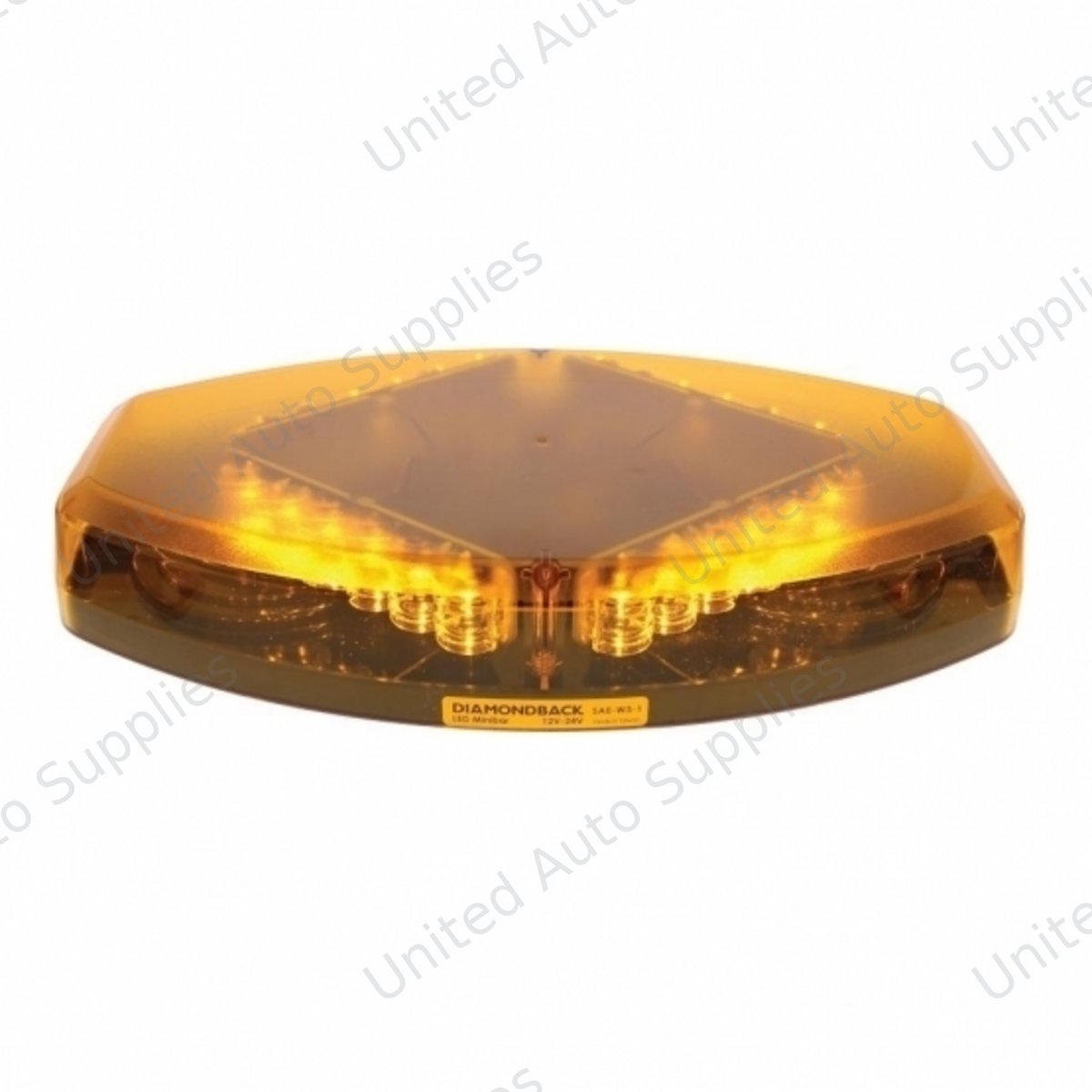 24 LED Crystal Warning Light Bar