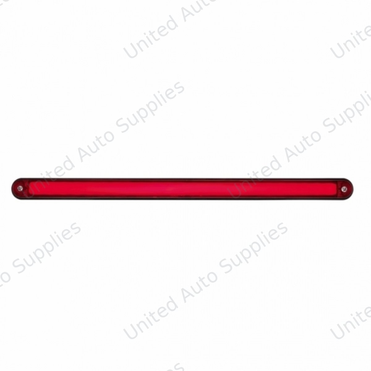 24 LED 12" GloLight Bar With Black Housing - Red LED/Red Lens