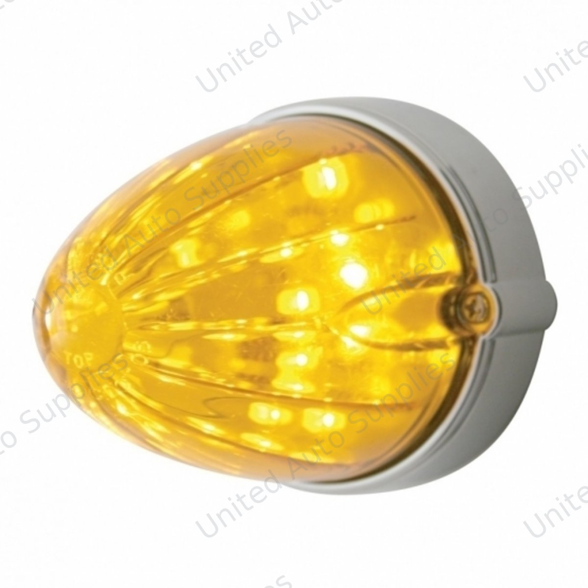 19 LED Watermelon Grakon 1000 Flush Mount Kit - Amber LED/Amber Lens