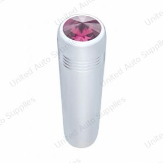 2-1/4" Long Aluminum Toggle Switch Extension With Crystal For Kenworth - Purple Crystal