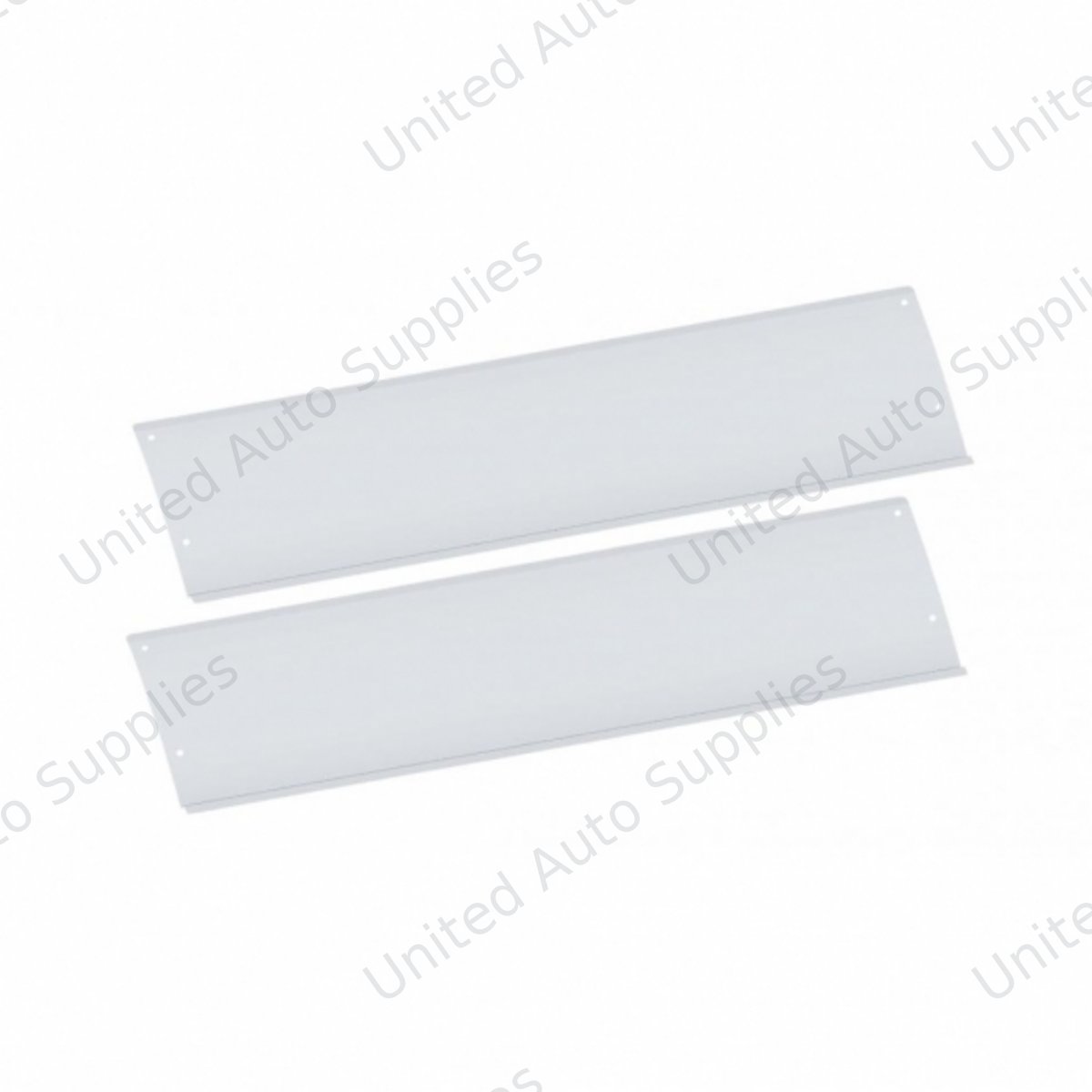 Polished Stainless Steel Lower Front Step Kick Plates For 2003-05 Volvo VN Series