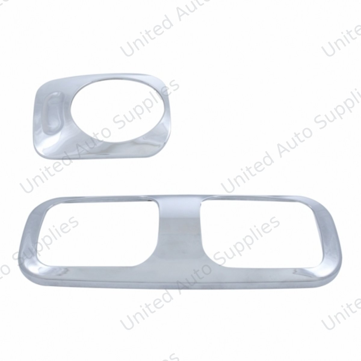 Chrome Dome Light Cover For Peterbilt 389 (2008+), 388 (2008-2014), 387 (2006-2010), 386/384 (2006-2016)