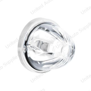 UltraBurst Glass Watermelon Light Flush Mount Kit-White LED/Clear Lens