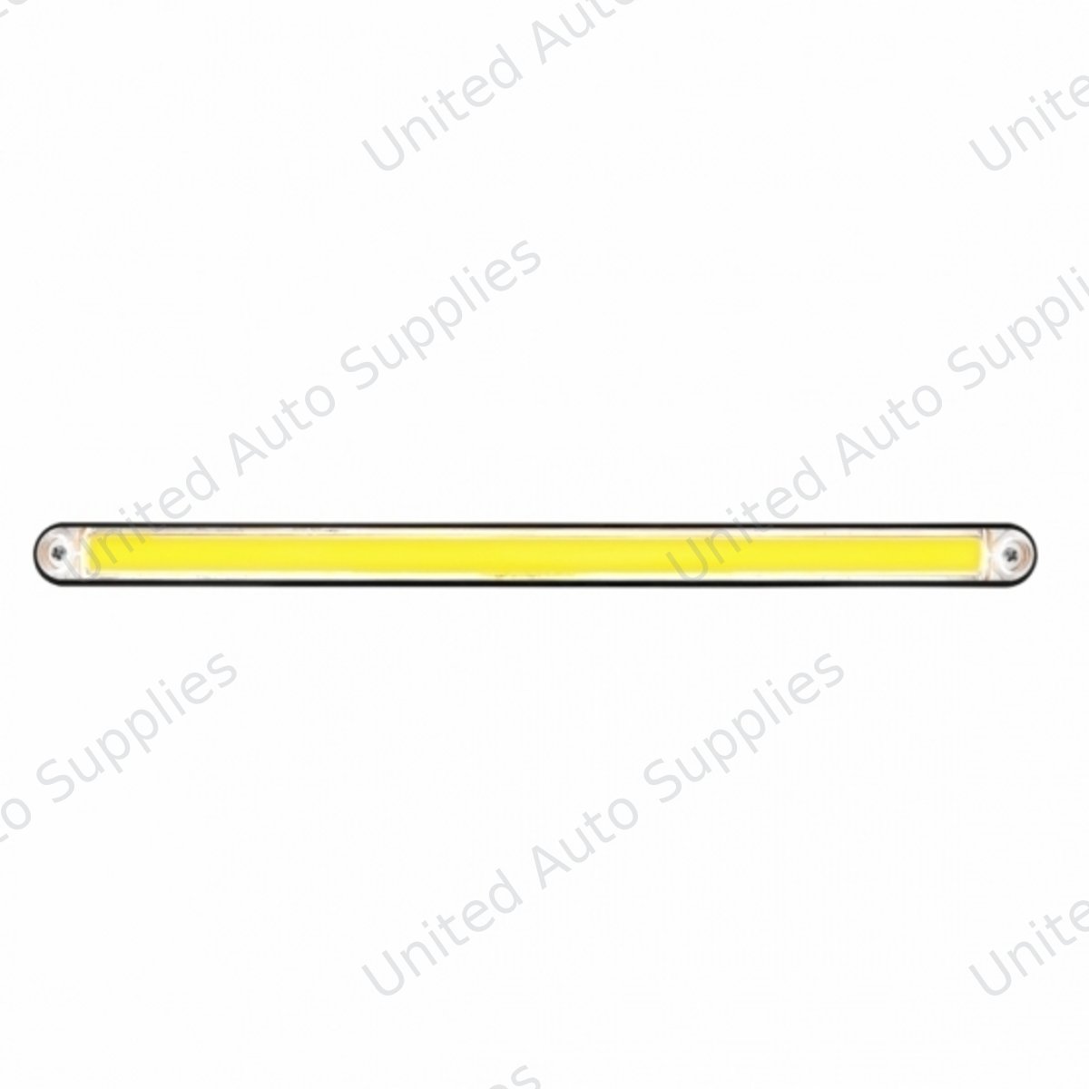 24 LED 12" GloLight Bar With Black Housing - Amber LED/Clear Lens