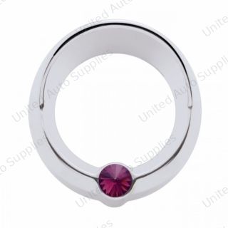 Signature Series Small Gauge Cover With Visor For Freightliner - Purple Crystal